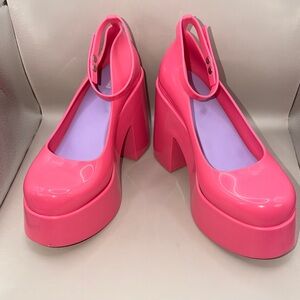 Melissa Doll Heel platform pump in pink